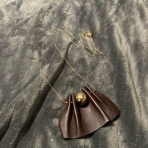 Tory Burch leather necklace